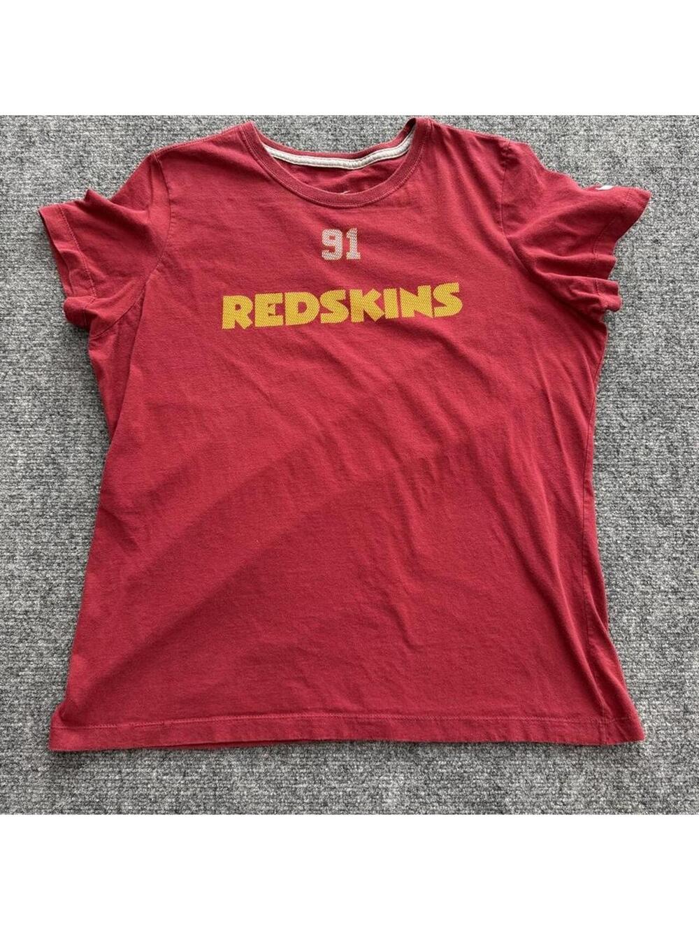 Vintage Nike Washington Redskins Ryan Kerrigan #91 t-shirt- fits like a 8 - XXL